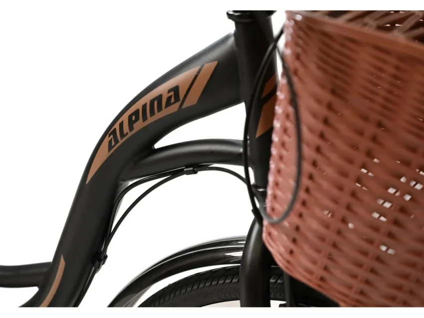 Alpina City 28'' Shimano Μαύρο