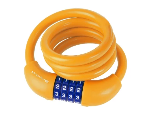 κλειδαριά M-Wave  Silicone 12x1000 – πορτοκαλί
