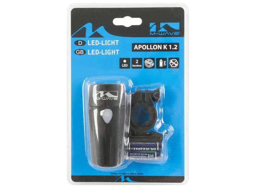 ΦΑΝΑΡΙ ΕΜΠΡΟΣΘΙΟ M-WAVE APOLLON K 1.2 LED