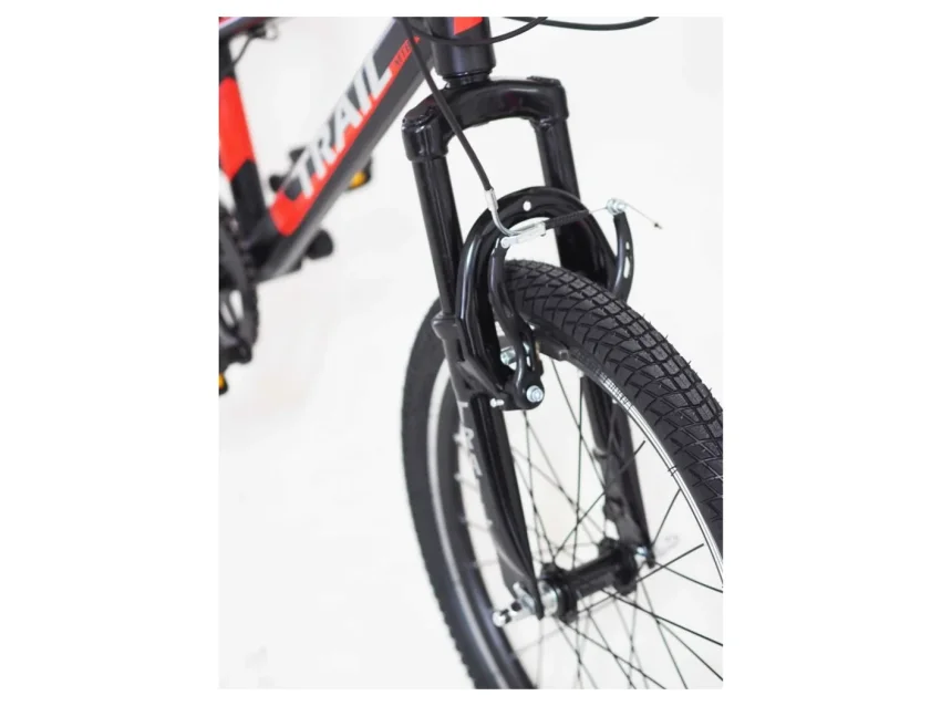 Trail 24" MTB ανδρικό μαύρο/κόκκινο