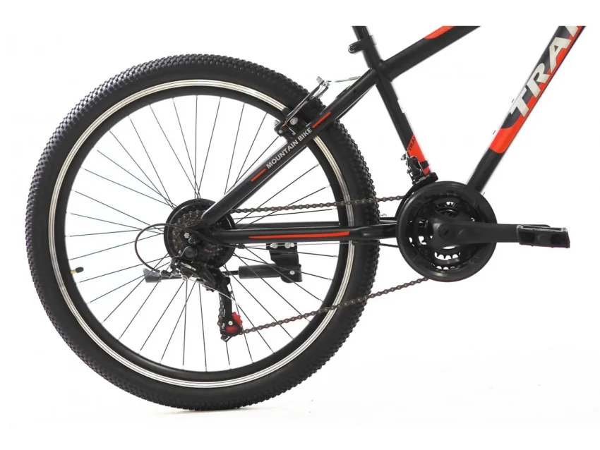Trail 24" MTB ανδρικό μαύρο/κόκκινο