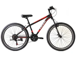 Trail 24" MTB ανδρικό μαύρο/κόκκινο