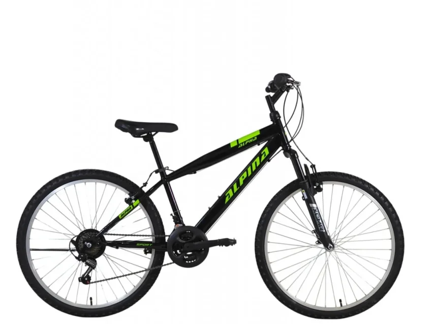 Alpina MTB 26''x14.5'' 21T/S μαύρο-πράσινο