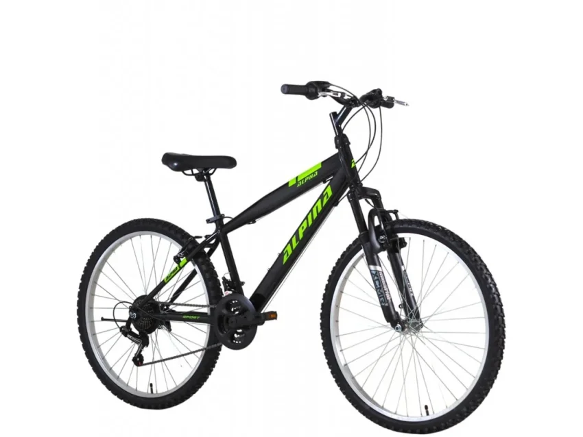 Alpina MTB 26''x14.5'' 21T/S μαύρο-πράσινο