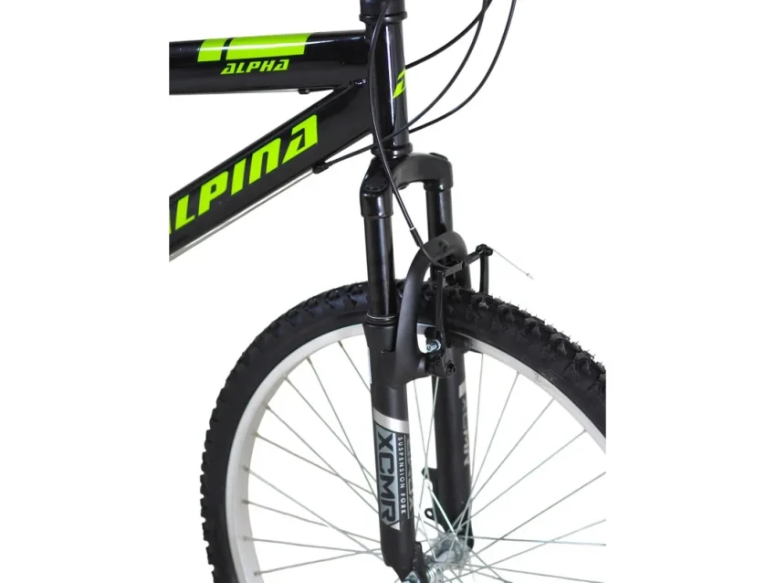 Alpina MTB 26''x14.5'' 21T/S μαύρο-πράσινο