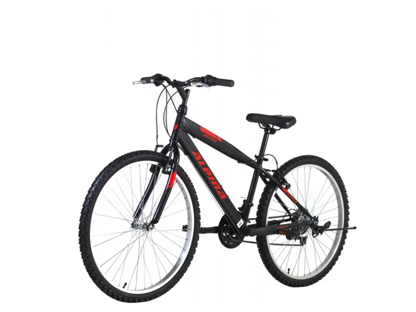 Alpina MTB 24''x12'' 21T μαύρο-κόκκινο
