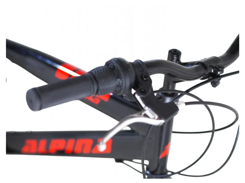 Alpina MTB 24''x12'' 21T μαύρο-κόκκινο