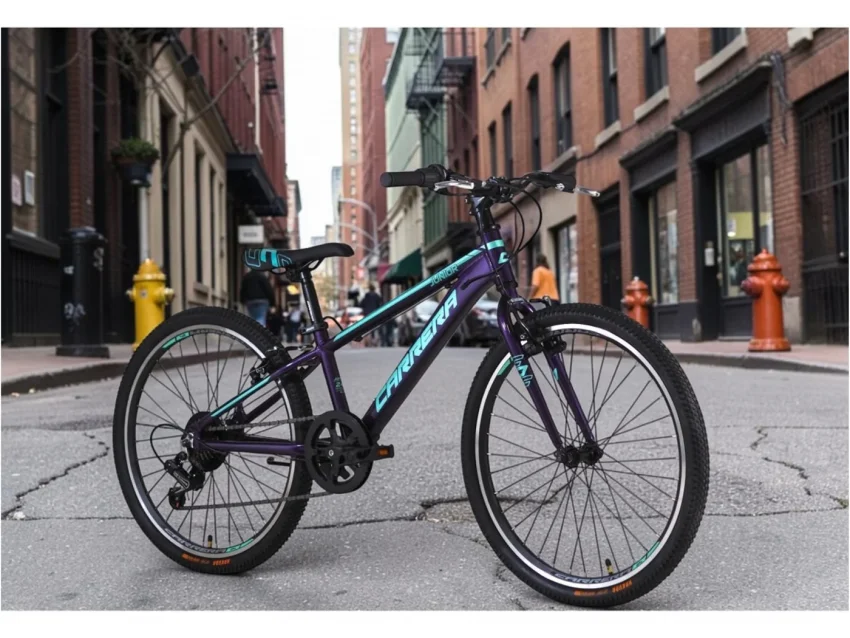 Carrera Junior 24'' VB Rigid μωβ-τυρκουάζ