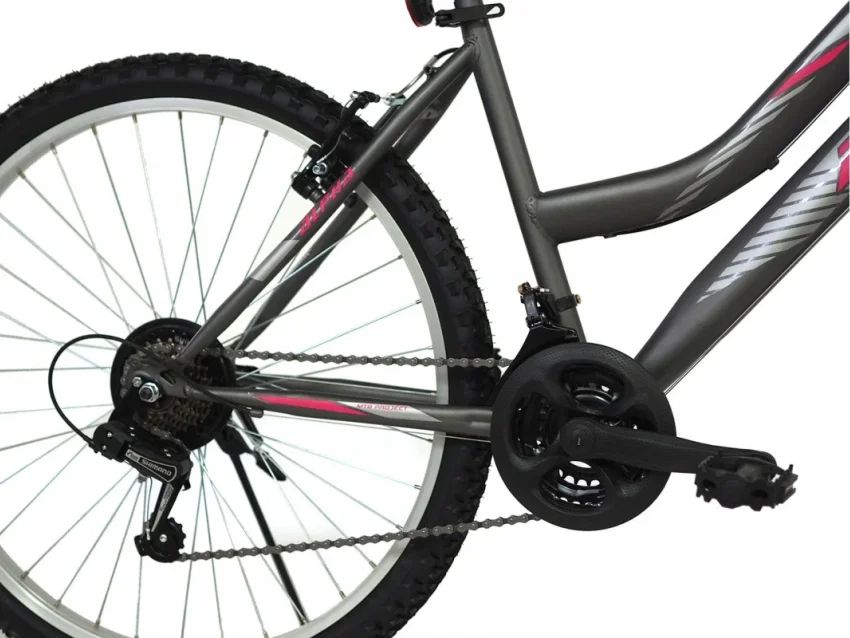 Alpina Alpha shimano MTB 24" Ανθρακί (L)