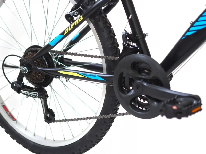 Alpina Alpha Shimano MTB 24" Μαύρο